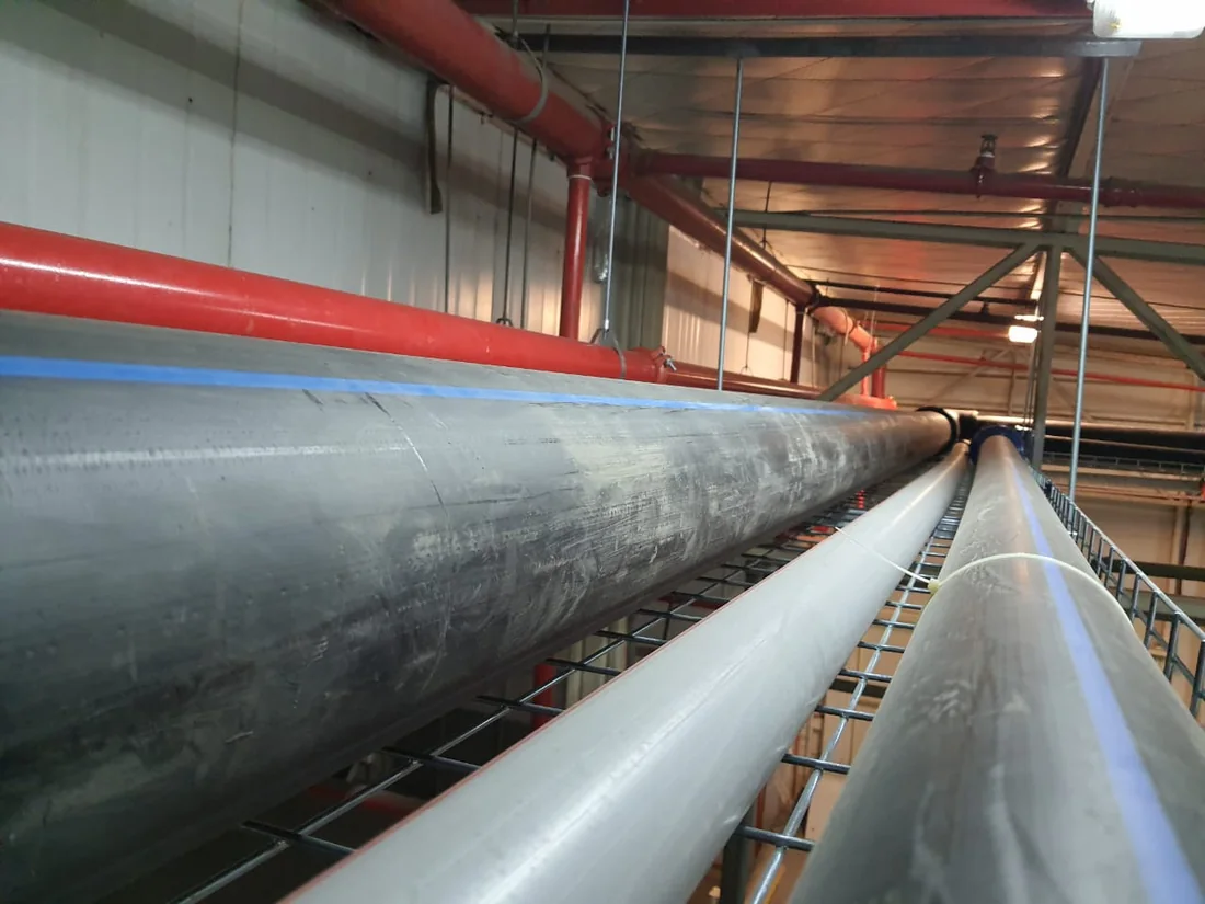 Redes de agua en HDPE y PPR en paralelo — proyecto Prolain