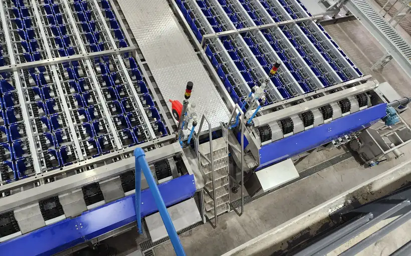 Acometidas de aire comprimido sobre línea de proceso — proyecto Prolain